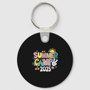 Funny Summer Camp 2025 Summer Vacation Matching Fa Keychain
