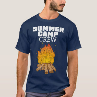 Funny Summer Camp Crew Student Church Camping T-Shirt