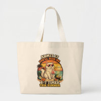 Funny Summer Cat "Admit It You'll Miss Me" Retro