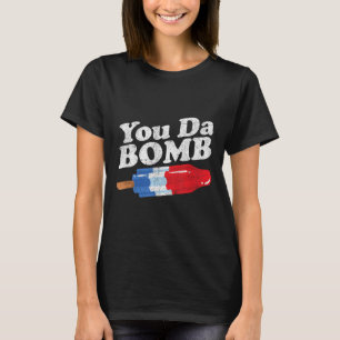 Funny Summer Popsicle Pop Retro You Da Bomb 80s Gi T-Shirt