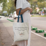 Funny Summer Reading | Monogram Book Tote Bag<br><div class="desc">Funny quote monogram book bag. Who kept up with their summer reading? Whether it's a Christmas gift, a birthday gift or even just a nice little gift to yourself, these bags are both practical and stylish—a winning combo every time. Because each bag can be personalized with a name, a monogram...</div>