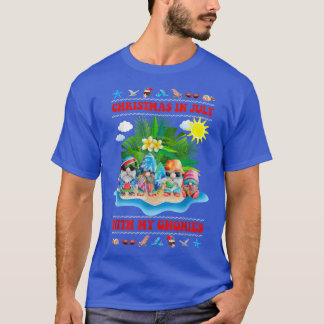 Funny Summer Vacation GnomiesGnomes For Christmas  T-Shirt