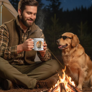 Funny Sun glasses Golden Retriever Personalize Coffee Mug