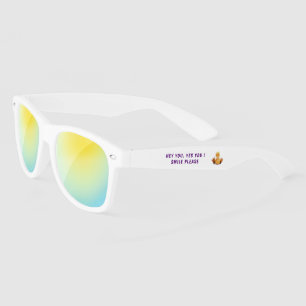 Funny Sunglasses Catchy Text and Duckling