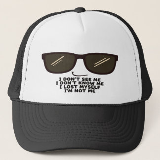 Funny Sunglasses Trucker Hat - Existential Cap
