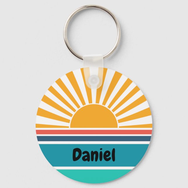 Funny Sunshine Name Keychain (Front)