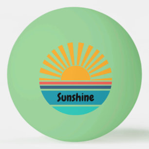 Funny Sunshine Ping Pong Ball