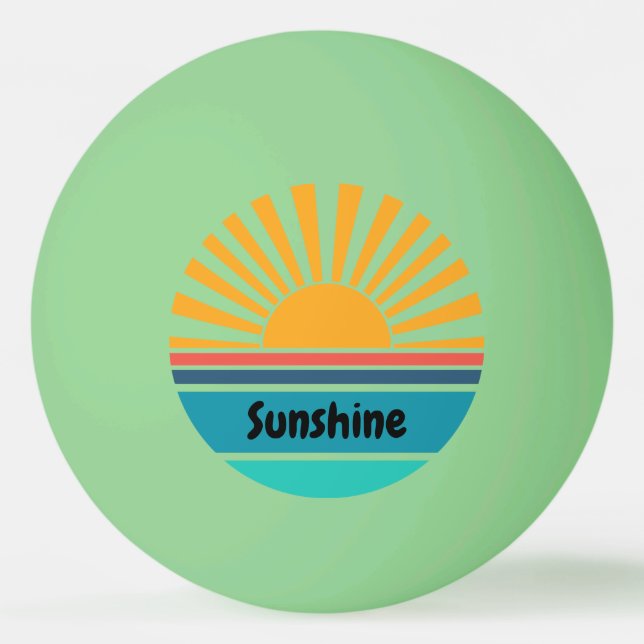 Funny Sunshine Ping Pong Ball (Front)