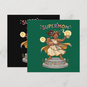 Funny Super Mom Greek Goddess Motherhood Invitation