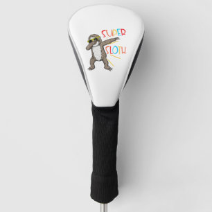 Funny Super Sloth Superhero Dabbing Dance Move Dab Golf Head Cover
