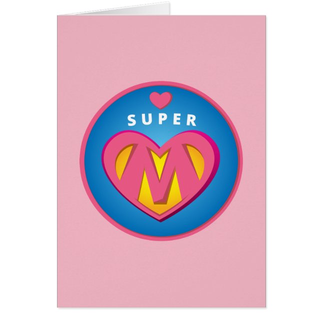 Funny Superhero Superwoman Mom emblem (Front)