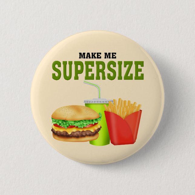 Funny Supersize 2 Inch Round Button (Front)