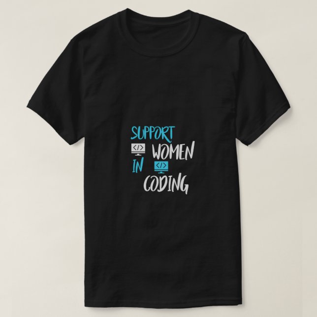 Funny Support Women in Coding Design Gift for Moth T-Shirt (Design Front)