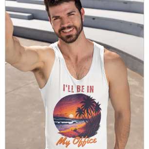 🌊  Funny Surfer 🌴 I'll be in my Office T-Shirt