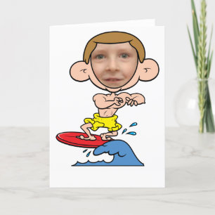 Funny Surfer Photo Modèle visage