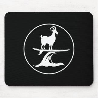 Funny Surfing Goat Cool Kids Farm Animal Goats Gif Mouse Pad