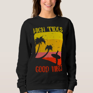 Funny Surfing Lover Summer Holiday Vacation Retro Sweatshirt