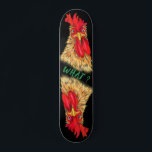 Funny Surprised Curious Rooster - What ? Skateboard<br><div class="desc">Funny Surprised Curious Rooster - What ? - Cartoon Fun Drawing and Playful Text - Choose / Add Your Unique Text / Font / Colour - Make Your Special Gift - Resize and move or remove and add elements / image with customization tool ! - Drawing and Design by MIGNED....</div>