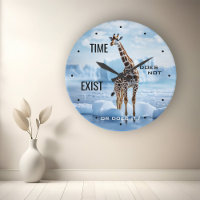 Funny Surreal Giraffe in Antarctica