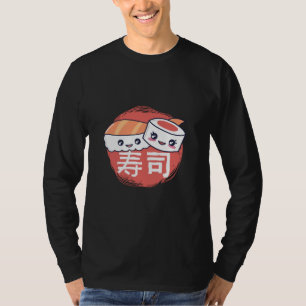 Funny Sushi Cartoon Design T-Shirt
