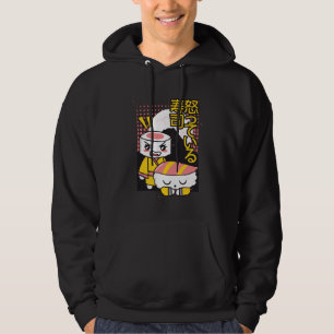 Funny Sushi Karate Fighters Cartoon Design Hoodie
