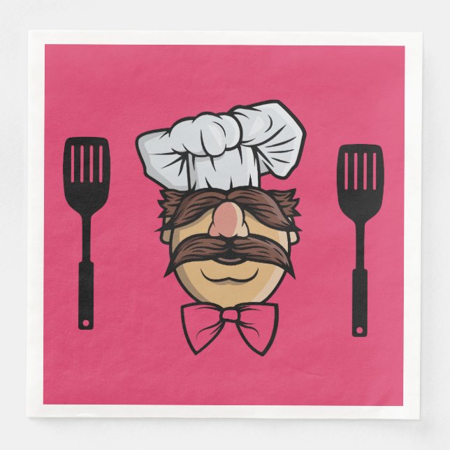 Funny Swedish Chef Napkin (Front)