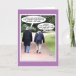 Funny & Sweet Anniversary Card<br><div class="desc">An Anniversary Card for couples who have been together for a LONG time,  and can still chuckle together. We donate a portion of EVERY sale to The Breast Cancer Research Foundation.</div>