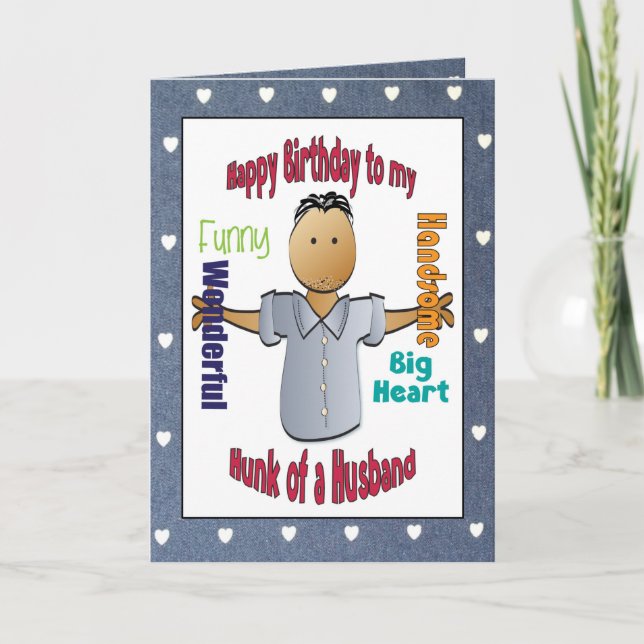 Funny Sweet Cartoon Personalized Happy Birthday  Card (Front)