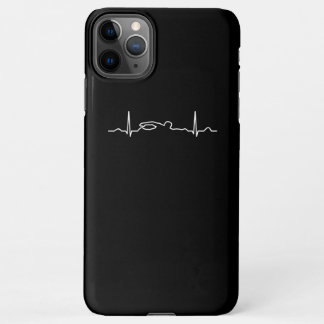 Funny Swimmer Heartbeat Apparel, Swimming Fan Mens iPhone 11Pro Max Case