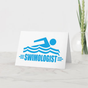 Funny Swimming Card