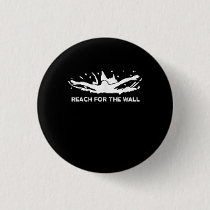 Funny Swimming Gift Swimmer Sport Swim Team 1 Inch Round Button