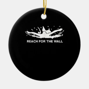 Funny Swimming  Gift  Swimmer Sport Swim Team Ceramic Ornament
