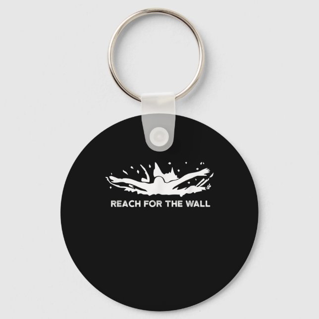 Funny Swimming  Gift  Swimmer Sport Swim Team Keychain (Front)