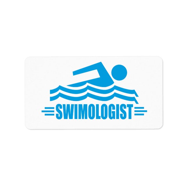 Funny Swimming Label (Front)
