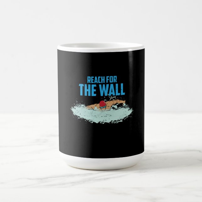 Funny Swimming Quote Swimmer Gift Coffee Mug (Center)