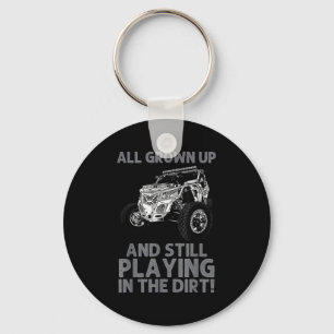 Funny Sxs Design For Men Women Offroading Utv Side Keychain