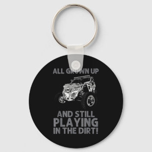Funny Sxs Design For Men Women Offroading Utv Side Keychain