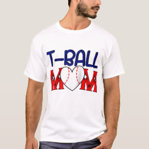 Funny T-ball Mom Mother's Dayball Mom Game fan T-Shirt