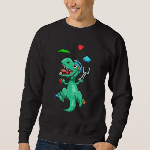 Funny T Rex Bouldering And Rock Climbing Sweatshirt