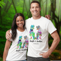 Funny T-Rex Bride & Groom Dinosaur Wedding