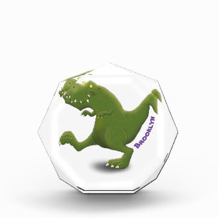 Funny T rex dinosaur cartoon humour Photo Block