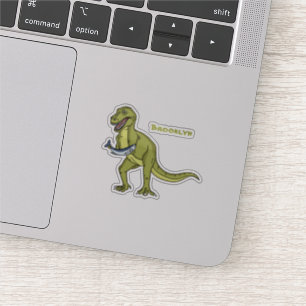 Funny T rex dinosaur illustration