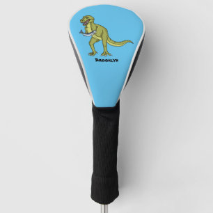 Funny T rex dinosaur illustration  Golf Head Cover