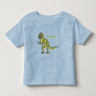 Funny T rex dinosaur illustration  Toddler T-shirt