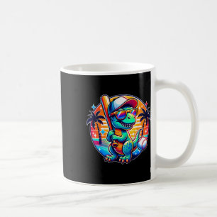 Funny T-rex Dinosaur Sell Player Kids Boys Toddler Coffee Mug