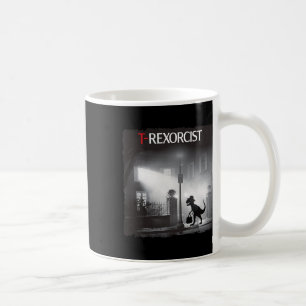 Funny T-rex Horror Parody Dinosaur Halloween Retro Coffee Mug