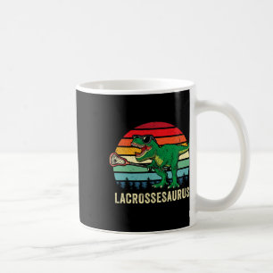 Funny T Rex Lacrosse Dinosaur Lax Boys Lacrosse Te Coffee Mug