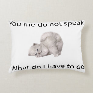 Funny T-shirt Accent Pillow