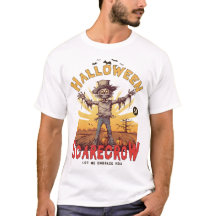 Funny T-Shirt d'Halloween Scarecrow