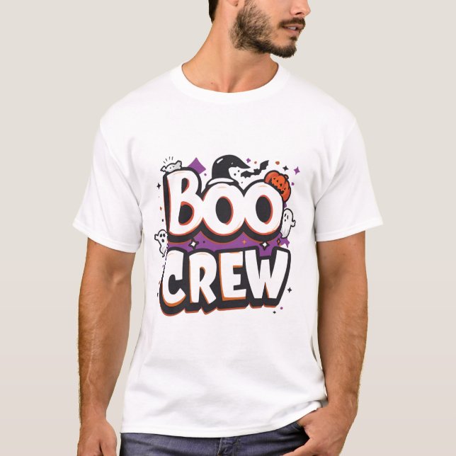 Funny T-shirt Halloween 2025 | Tee d'équipage de B (Devant)
